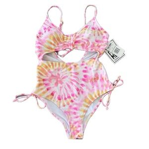 California Sunshine Tie-Dye One-Piece Swimsuit